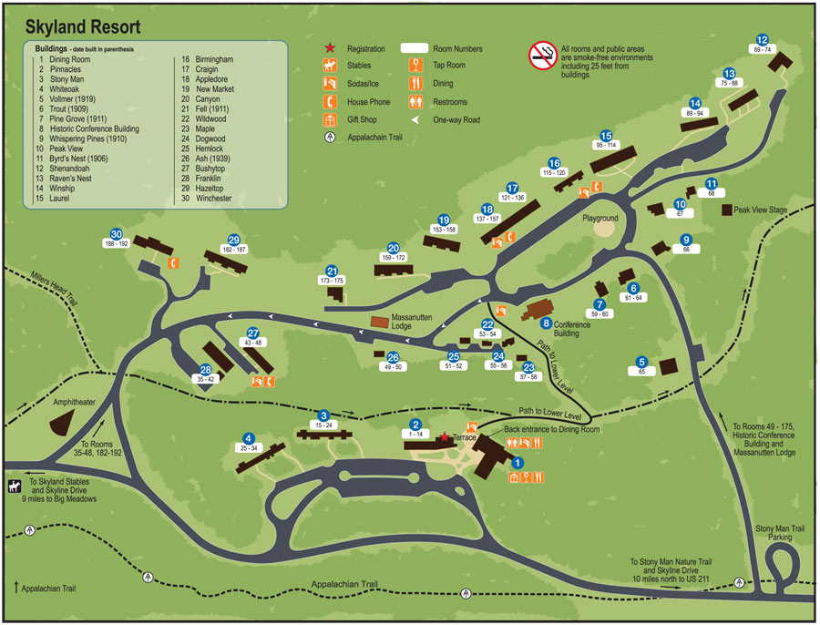 Skyland Resort Shenandoah National Park
